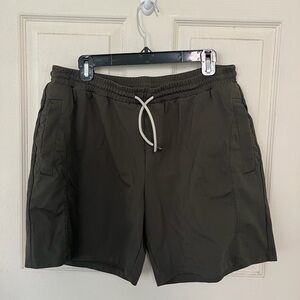 BYLT Mens Elite Jogger Shorts Green XXL Drawstring Training Gym athletic